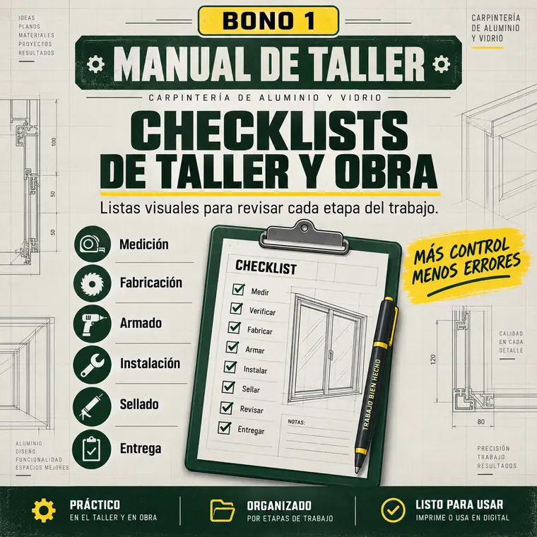 Checklists de taller y obra
