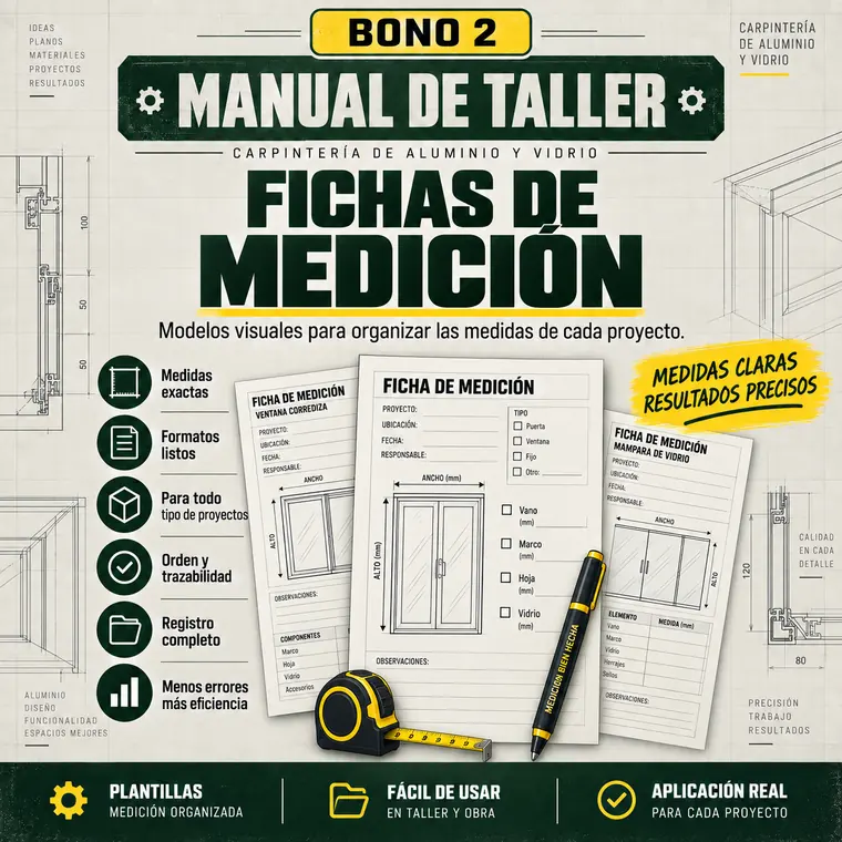 Fichas de medición